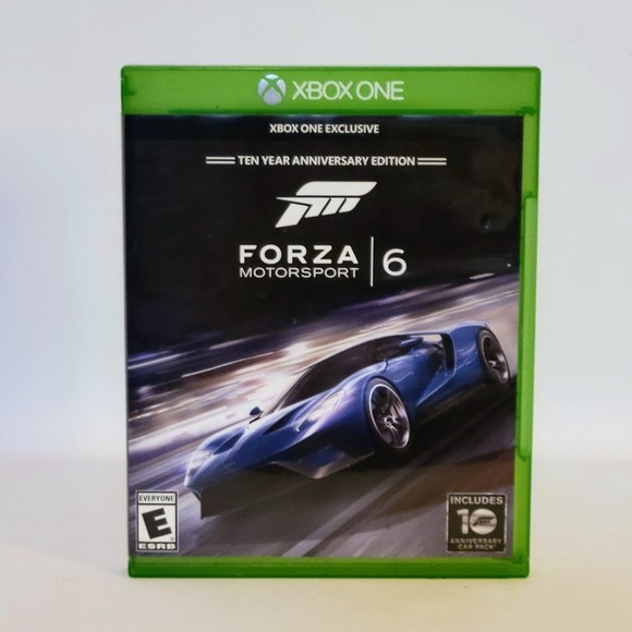 Forza Motorsport 6 Ten Year An Edition Microsoft XBOX One Game (2015). Preowned. - Picture 1 of 4